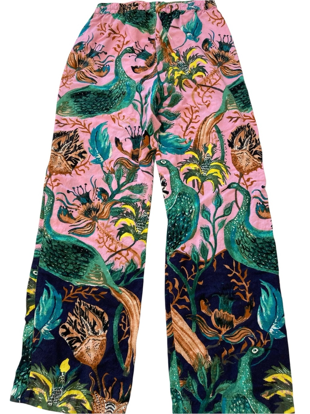 Anthropologie x Raphael Balme Peacock Pajama Bottoms XS